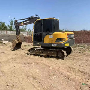 รถขุดตีนตะขาบ Volvo EC80D มือสองขายดี น้ำหนัก 8 ตัน พร้อมเครื่องยนต์ เกียร์ PLC และมอเตอร์  รถขุดสีเดิมจากโรงงาน ขาย - Product Image 1