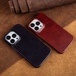 Custodia in vera pelle per <span class=keywords><strong>iPhone</strong></span> 15 <span class=keywords><strong>11</strong></span> 12 13 14 Pro Max custodia in pelle di lusso - Product Image 1
