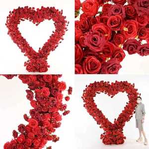 LANJO Metal <b>Wedding</b> Heart Shaped Arch <b>Backdrop</b> <b>Stand</b> Balloon Arch <b>Stand</b> for Floral Balloon <b>Wedding</b> Photo Background Decorations - Product Image 6