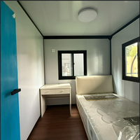 Maisons conteneurs pliables portables en acier préfabriquées extensibles de 20 et 40 pieds, petites maisons conteneurs mobiles, bureaux et villas pliantes à prix abordable