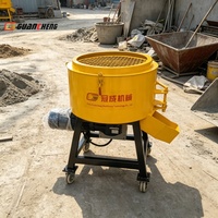 Mélangeur vertical mobile 100L direct usine, malaxeur électrique portable personnalisé pour mortier, béton et matériaux réfractaires