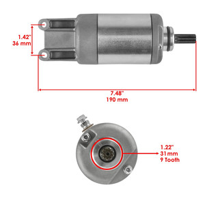Nouvel ensemble de démarreur haute performance 12V pour <span class=keywords><strong>Suzuki</strong></span> ATV <span class=keywords><strong>LT</strong></span>-A500 LTA500 King <span class=keywords><strong>Quad</strong></span> <span class=keywords><strong>500</strong></span> 2009-2023 / 31100-11H00 - Product Image 6