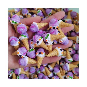 3D Mini resin Kawaii DIY <span class=keywords><strong>Ice</strong></span> <span class=keywords><strong>Cream</strong></span> điện thoại trang trí bức Tượng búp bê nhà thu nhỏ mặt hàng trang trí điêu khắc bức tượng điều - Product Image 6
