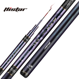 Histar Black Mamba <span class=keywords><strong>canna</strong></span> <span class=keywords><strong>da</strong></span> <span class=keywords><strong>pesca</strong></span> di tipo pesante Super Hard Action palo ad alto tenore di carbonio <span class=keywords><strong>da</strong></span> 5.4M a 9.0M Chameleon elasticità leggera nera - Product Image 2