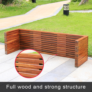 Meubles <span class=keywords><strong>de</strong></span> rue, chaise longue <span class=keywords><strong>en</strong></span> bois, bancs <span class=keywords><strong>de</strong></span> <span class=keywords><strong>jardin</strong></span> <span class=keywords><strong>en</strong></span> teck, sièges <span class=keywords><strong>en</strong></span> pin pour l'extérieur et l'intérieur urbain - Product Image 6