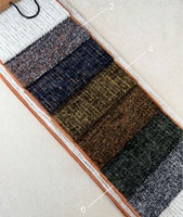 Tissu d'ameublement en chenille douce et moelleuse, antistatique, durable, luxueux, 100% polyester, pour meubles d'hôtel, textile
