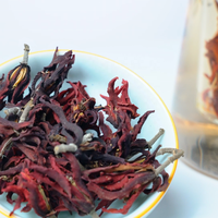 Thé aux fleurs séchées biologique Dazhanshan Fleur de magnolia Tisane Yulan Hibiscus entier brun rouge naturel