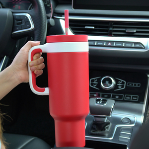 VIGOR serie prodotti invernali 50oz grande capacità 40Oz doppia parete Tumbler natale tazze con coperchi e cannucce - Product Image 5