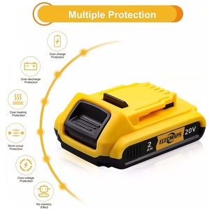 Pack de batterie au lithium 2,0 Ah 20 V + kit chargeur de remplacement pour les batteries d'outils électriques de la série 20 Volt, série DCB - Product Image 2