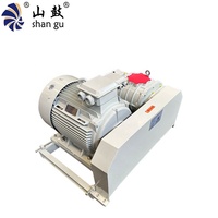 Pompa Vakum Roots Blower AC Listrik Berbahan Besi Cor OEM untuk Akuakultur dan Pabrik Kertas Pulp