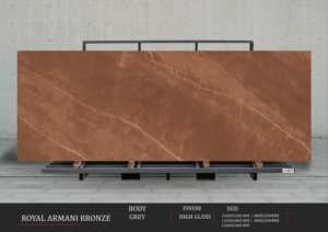 พื้นผิวเมืองที่หรูหรา ตกแต่งด้วยกระเบื้องพอร์ซเลนสีเทาไฮกลอส ขนาด 800x3200 มม. - Product Image 5