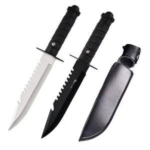 <span class=keywords><strong>Couteau</strong></span> droit de survie en plein air portable, <span class=keywords><strong>couteau</strong></span> en acier inoxydable à haute dureté, housse personnalisée OEM pour la chasse et le camping - Product Image 1