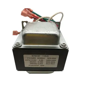 EI66 EI76 EI86 transformateur de stratification basse fréquence 50Hz transformateurs de puissance de sortie pour instruments audio