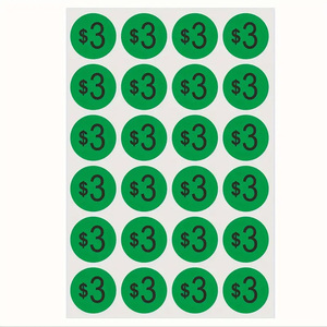 60 étiquettes de prix en forme d'étoile, 7x5, 5 pouces, cartes de signalisation de vente en carton duplex pour l'affichage en magasin de détail, enseignes promotionnelles - Product Image 2