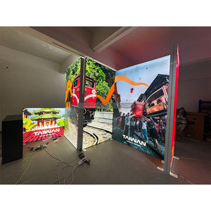 Marco de aluminio de alta calidad SEG Impreso personalizado Tela elástica Pantalla retroiluminada Portátil LED Modular 10x20 Cabina de exhibición - Product Image 6