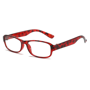 CK102 PC квадратная оправа, Пресбиопия минус 250, оптовая продажа, женские корректирующие очки, гибкие очки для чтения - Product Image 5