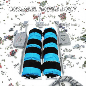 Botas de Lujo para Caballos con Gel Refrigerante y Terapia, con Cubierta de Poliéster 210D - Product Image 2