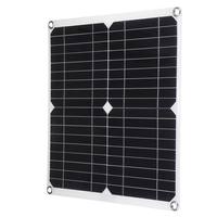 Panneau solaire portable 12W 20W 25W & 35W, étanche, USB 5V DC 12V DC, chargeur pour batterie de voiture, camping, camping-car, maison, mini design mono