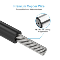 Cavo di Alimentazione per Disco Rigido 15 Pin, Adattatore Splitter da 1 Maschio a 3/4/5/6 Femmine, Prolunga di Alimentazione SATA per PC Fai-da-Te e Server