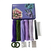 500pcs HC Brand YH Model Set Kotak Hadiah Kerajinan Tangan DIY Pita Bunga Kit Kawat Bunga untuk Pembuatan Bunga DIY