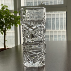Style Tiki créatif 15oz cristal sans plomb motif maya verre à bière jus d'eau tasse en verre verres Tiki - Product Image 2