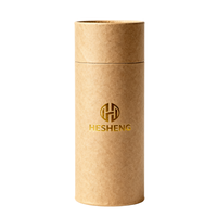 Tube en papier kraft recyclable et adapté à un emballage professionnel de thé, café, bonbons, chocolat et épices