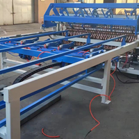 Grillage soudé automatique de barrière de champ de prairie faisant la machine fabriquée en Chine 12 fil d'acier galvanisé fourni 1 - 4 Mm 1 ans