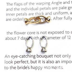 Cierre de collar de perlas a la moda, conector rectangular chapado en aleación para la fabricación de collares, accesorios de joyería - Product Image 3