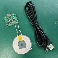 Module de bobine de charge sans fil Qi 10W 15W avec carte de commande PCBA intégrée pour chargeur sans fil