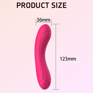 هزاز صغير قوي للنقطة G مصنوع من السيليكون الناعم قابل لإعادة الشحن عبر USB مقاوم للماء IPX7 جهاز تدليك هزاز للتحفيز البظري والشرجي - Product Image 6