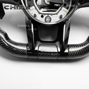 Volant sport en fibre de carbone noir mat personnalisé Chi Da pour <span class=keywords><strong>Mercedes</strong></span>-Benz W176 W204 W212 W222 Classe C E GLA CLA <span class=keywords><strong>CLS</strong></span> - Product Image 5
