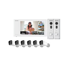 Caméra de sécurité intelligente pour la maison, son bidirectionnel filaire, sonnette vidéo IP, système d'interphone