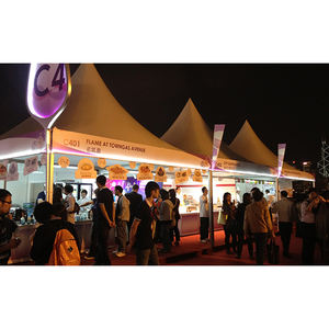 Large Wind Resistant Beach <strong>Tent</strong> Pvc Material Pyramid Four Leg <strong>Wigwam</strong> Resort Hotel Comercial Booth <strong>Tent</strong> - Product Image 2