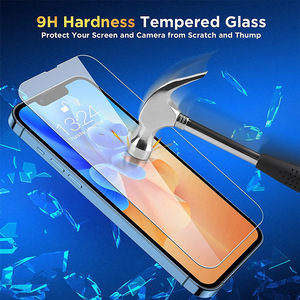 Protection d'écran en verre trempé 2.5D anti-rayures ultra-mince pour <span class=keywords><strong>iPhone</strong></span> 17 /16 15 /14 /13 /12/11 Redmi Honor Samsung OPPO Realme - Product Image 2