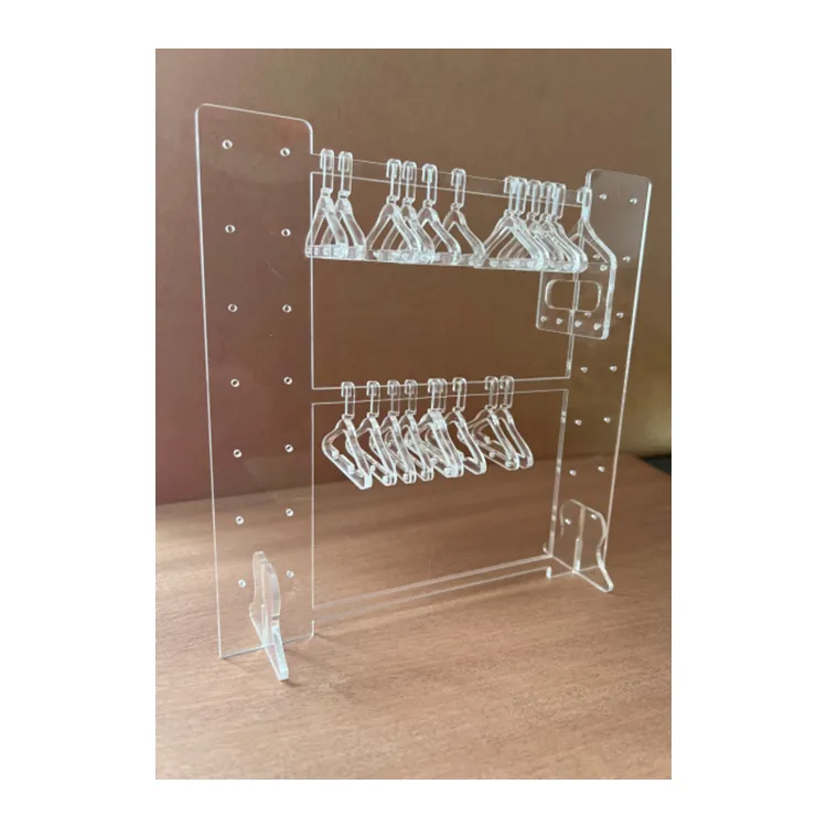 Transparent Acrylic Earring Display Stand with Hangers