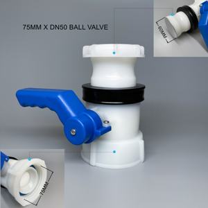 ฝาปิด IBC ฝาครอบ BSP แบบสั้นพลาสติกผู้ใช้ (60มม.) ตัวเมีย2 "ฝาครอบสกรู - Product Image 3