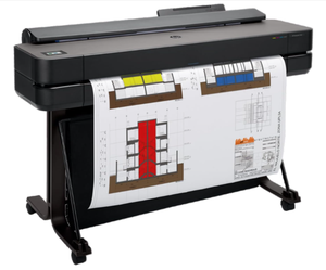 Plotter de Formato Grande HP DesignJet T650 de 24 Pulgadas, Incluye 2 Años de Soporte de Garantía en Sitio - Product Image 1