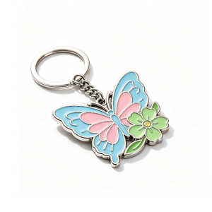 Custom Hard Enamel Zinc Alloy <b>Keychain</b> Cute Animal Flower Souvenir Custom Logo Fashion Promotion Gift - Product Image 3