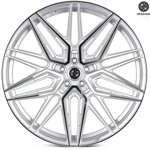 Jantes forgées en alliage concaves profondes intégrées à <span class=keywords><strong>5</strong></span> trous personnalisées de 17 à 22 pouces 5x114.3 5x112 5x120 pour Land Rover Audi Toyota <span class=keywords><strong>NIO</strong></span> - Product Image 1