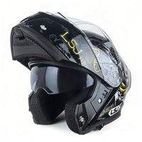 Casco Inteligente Avanzado para Moto, Casco Modular con Doble Visera, Resistente a Impactos, Casco de Seguridad para Motocicleta con ABS Abatible