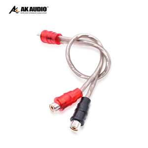 Sistema de Audio para Automóvil AK-RN4, Cable de Audio de Cobre Puro, Una Conexión <span class=keywords><strong>Macho</strong></span> y Dos Hembra, Línea de Señal - Product Image 4