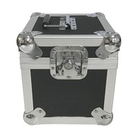 Robuste Aufbewahrungsbox aus Aluminium, Hochbelastbar, für 7-Zoll-Schallplatten mit 45 U/min, Aufbewahrungsbox für 100 Vinyl-Schallplatten, Aluminiumkoffer