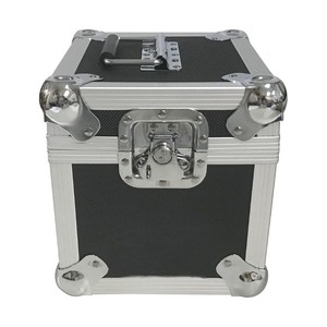 Boîte de <span class=keywords><strong>rangement</strong></span> durable en aluminium robuste pour disques vinyles 7 pouces <span class=keywords><strong>45</strong></span> <span class=keywords><strong>tours</strong></span>, capacité de 100 disques, boîte en aluminium - Product Image 4