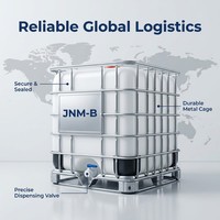 Émulsifiant JNM B, auxiliaire chimique textile pour l'impression et la teinture, faible mousse pour tissus hydrophobes, conditionné en fût de 125 kg