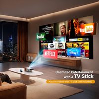 Projecteur LCD Pico CatVision YG300 1080P, 100 lumens ANSI, compatible 4K, 1500:1, home cinéma portable, 0,5 kg
