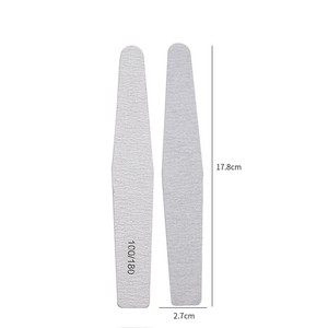 Móng tay các tập tin giấy nhám chuyên nghiệp 100/180 Grit double side vuông đánh bóng có thể giặt móng tay tập tin móng tay Bộ dụng cụ công cụ - Product Image 3