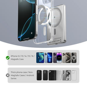 แบตสำรองไร้สายแม่เหล็กแบบพกพา รุ่นใหม่ล่าสุด พรีเมียม บางเฉียบ ความจุ 5000mAh สำหรับ iPhone 17 Air 16 Pro Max - Product Image 6