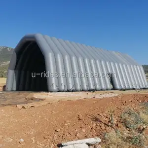 Tabung tenda tiup ketat udara portabel luar ruangan, tabung tenda struktur, tempat penampungan tenda medis Semi Produk