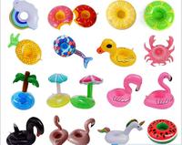 Porte-boisson flottant gonflable de piscine, porte-gobelet flottant de flamant rose