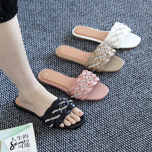 High-quality Design Casual Woven Sequin Outdoor Wholesale Lightweight Daily Women's Sandals and <b>slippers</b> Ready to Ship Inventory - Product Image 1